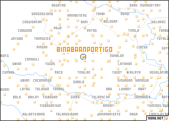 map of Binaba-an Portigo