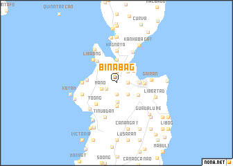 map of Binabag