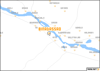 map of Binadassao