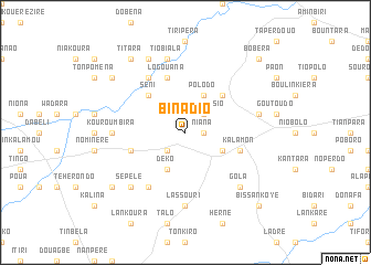 map of Binadio