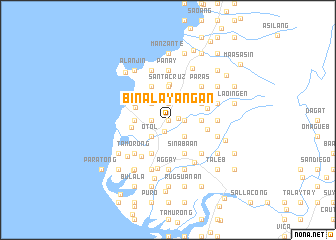 map of Binalayangan