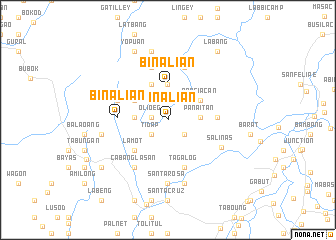 map of Binalian