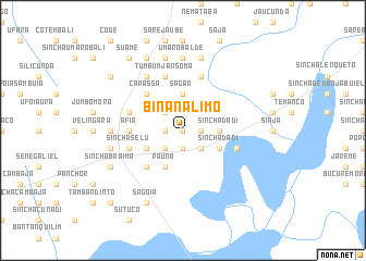 map of Binan Alimo