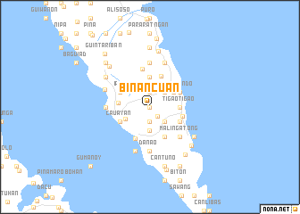 map of Binancuan