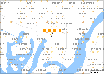 map of Binandar