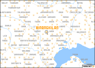 map of Binangkilan