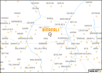 map of Binār ‘Alī