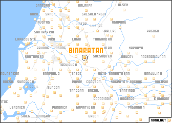 map of Binaratan