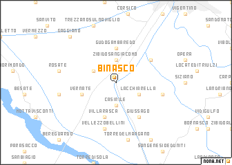 map of Binasco