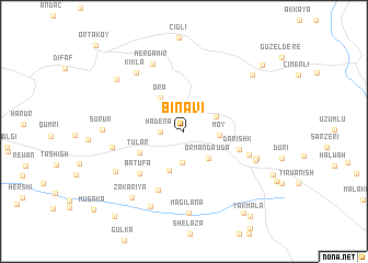 map of Bināvī