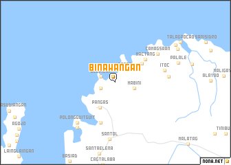 map of Binawañgan
