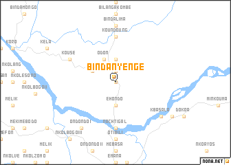 map of Bindanyengé