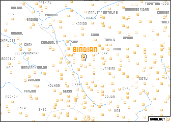 map of Bindiān