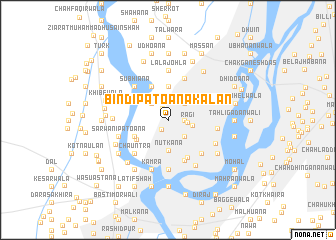 map of Bindi Patoāna Kalān