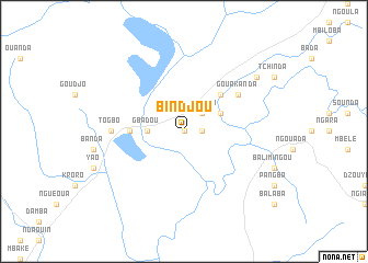 map of Bindjou