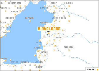 map of Bindolonan