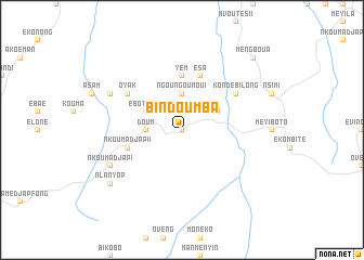 map of Bindoumba