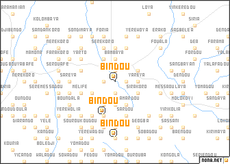 map of Bindou