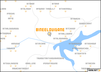 map of Bine el Ouidane