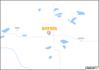 map of Binford