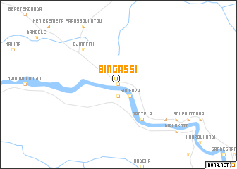 map of Bingassi