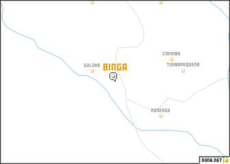 map of Binga