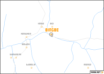 map of Bingbe