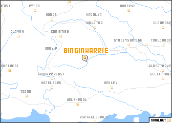 map of Binginwarrie