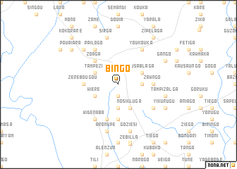 map of Bingo