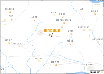 map of Bingula