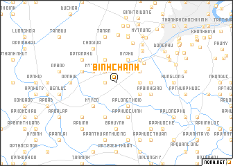 map of Bình Chánh