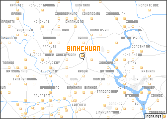 map of Bình Chuẩn