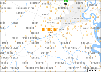 map of Bình Ðiền