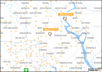 map of Bình Hòa
