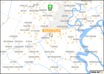 map of Bình Hưng