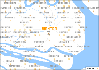 map of Bình Tân