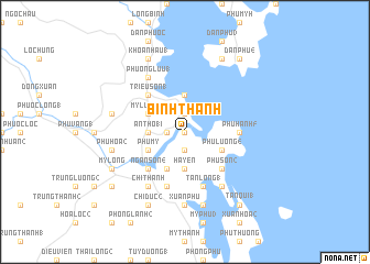 map of Bình Thạnh