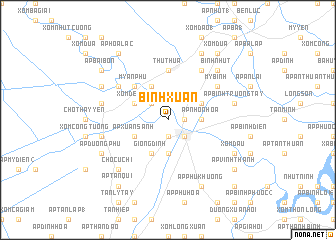 map of Bình Xuân