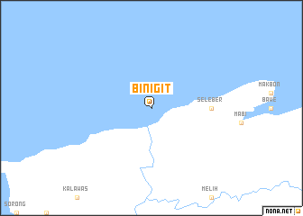 map of Binigit