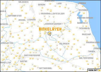 map of Bīn Kelāyeh