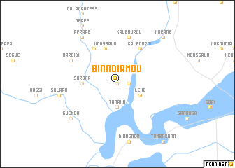 map of Binndiamou