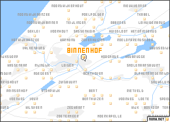 map of Binnenhof