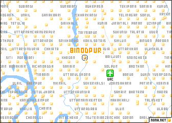 map of Binodpur