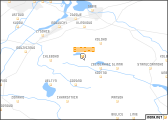 map of Binowo