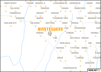map of Binstéguéré