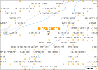 map of Binswangen