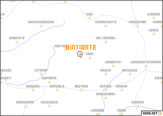 map of Bintianté