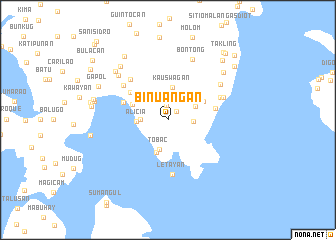 map of Binuangan