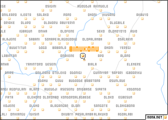map of Binukonu