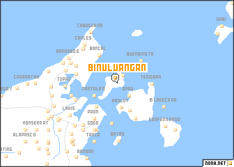 map of Binuluañgan